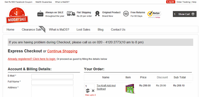Middaysale Case study