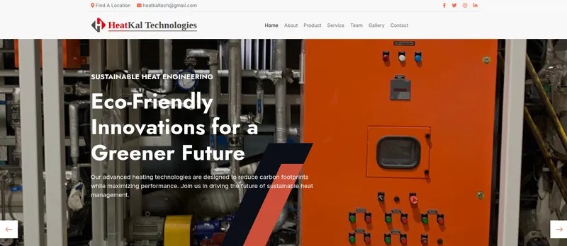 HeatKal Technologies — website preview